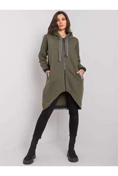Relevance Women's Sweatshirt, RELEVANCE, Cotton, Long Sleeve, Khaki, model RV...