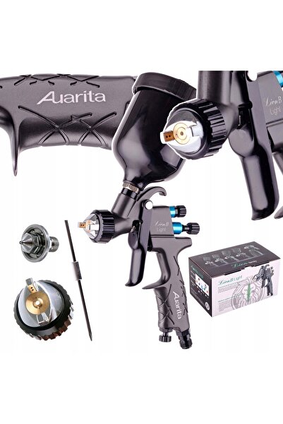 AUARİTA Pistol de vopsit MINI LION B Light 0,8+1,0 HVLP cu rezervor de 250ml