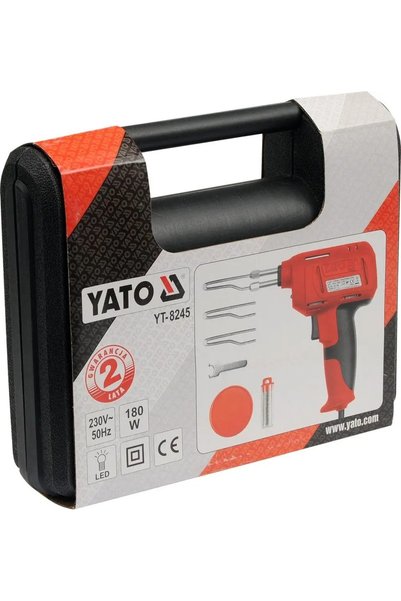 yato FIER DE SUDAT TRANSFORMER 180W YT-8245 CU 3 VÂRFURI + CUTIE
