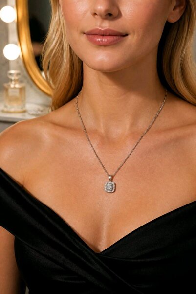 Monalisa Home Luxurious Figured Statement Necklace with Zircon Stones