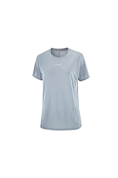 Salomon Sense Aero Graphic Women's Casual T-Shirt Lc2842800 Gray