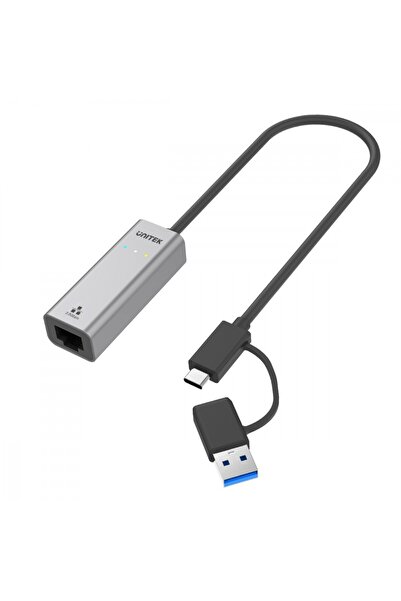NO BRAND PRZEJŚCIÓWKA Unitek U1313C ADAPTOR COMPUTERESC USB-A/C la Ethernet R...