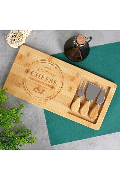 Vilde Platou pentru brânzeturi, brânzeturi, gustări, aperitive + cuțite, set ...