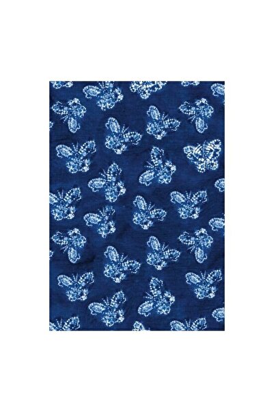 Tuttle Publishing Jurnal broșat Shibori Indigo cu fluturi: Dott(...)