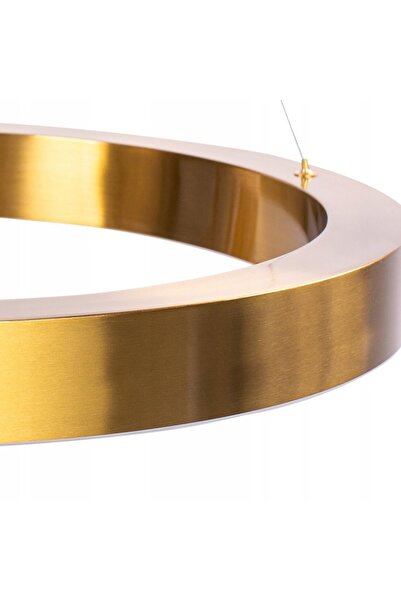 Step into design Lustră suspendată CIRCLE 60+80+80 LED din alamă pentru 1 plafon