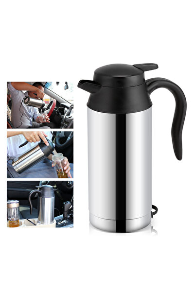 NO BRAND Fierbător electric auto, termos încălzitor 750 ml DC12V 120W