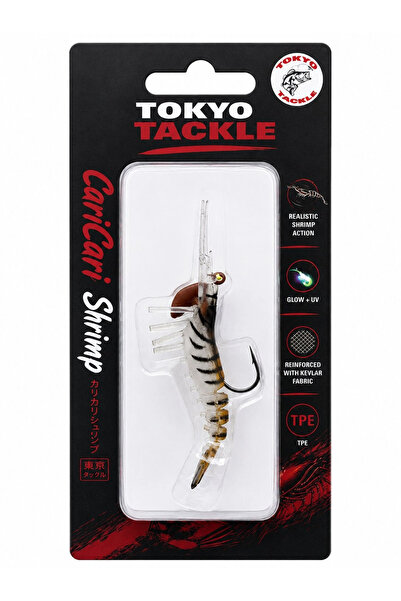 Tokyo Tackle CariCari Shrimp 5cm 3.7gr Baby Silikon Karides LRF Sahte Yem (Re...