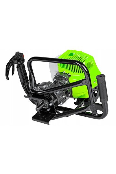 asaka Furcă de grădină cu motor, 3 burghie, 80cm, prelungitor, amortizor