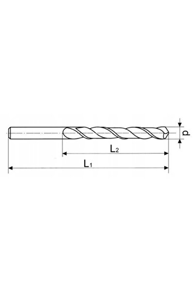 HORN Burghiu pentru metal și oțel inoxidabil, cobaltic, HSS-CO / 19.0mm, cu 5...