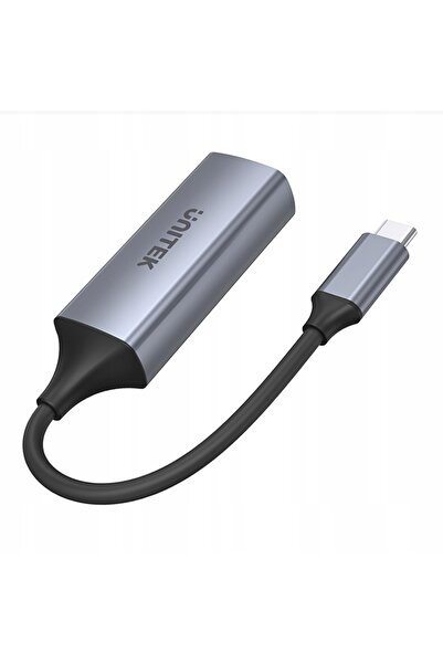 Unitek Adaptor placă de rețea U1312A USB-C - RJ-45 Gigabit Ethernet 15cm