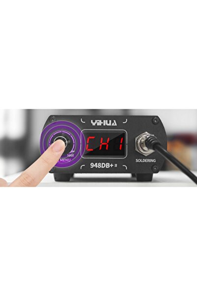 Reball Stație de lipit, fier de lipit de precizie YIHUA 948DB+II 75W, vârfuri...