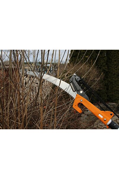 Bradas Ferăstrău telescopic de grădină 3,75 m cu foarfecă pentru ramuri, lamă...