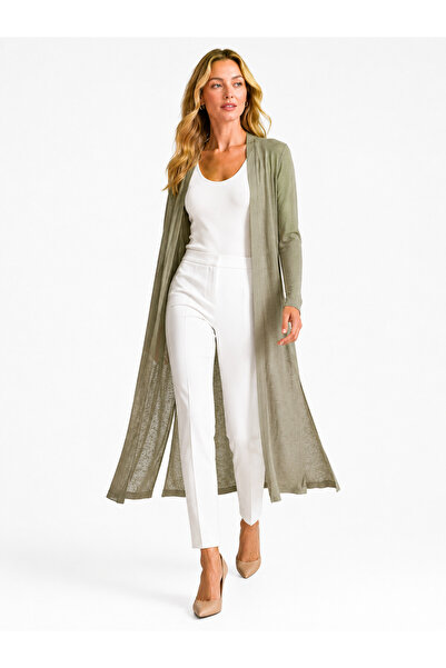 Neden Tekstil Long Thin Knitwear Cardigan Straight Cut Seasonal Loose Cardiga...