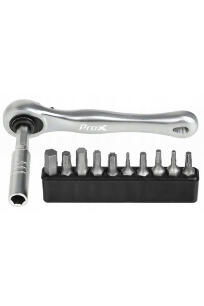 Prox Multitool Set de chei pentru biciclete RATCHETĂ DE BUZUNAR 105MM KIT-15