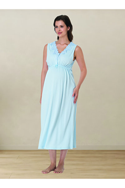 by İGP Maternity Sleeveless Summer V-Neck Nightgown