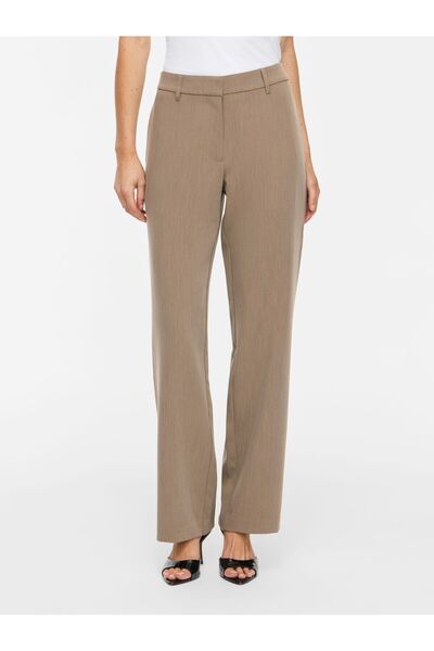 VILA Straight Leg Hose VIEMMI Mid-Waist