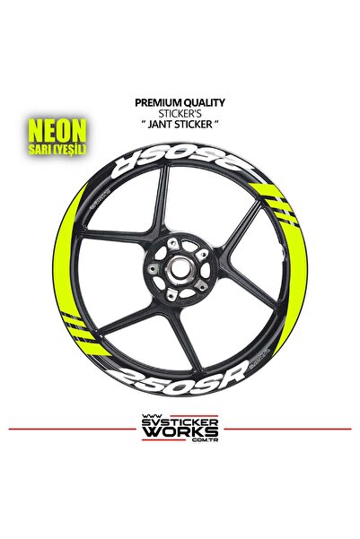 ARONA Cfmoto 250sr wide wheel rim decal sticker model 16-piece set - high qua...