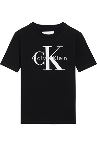 Calvin Klein Ck Mono Logo Ss Siyah Çocuk T-Shirt