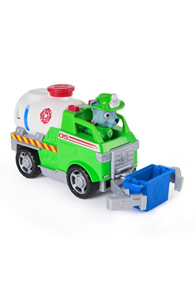 Spin Master Toys Far East Paw Patrol Rocky Pompieri de Acțiune - mașină de po...