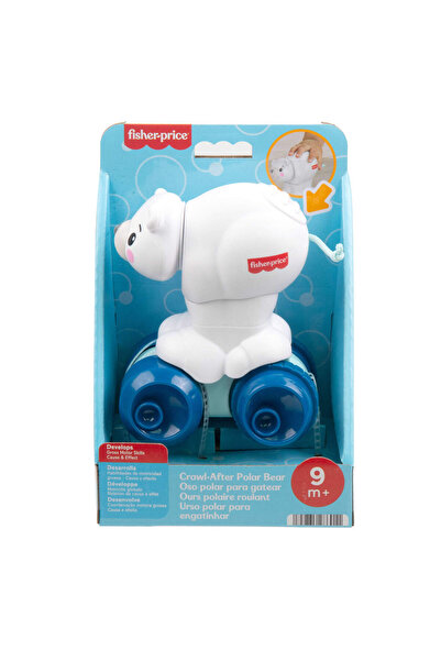 FISHER-PRICE BABY FISHER PRICE URS POLAR CU ROȚI, jucărie de târât pentru cop...