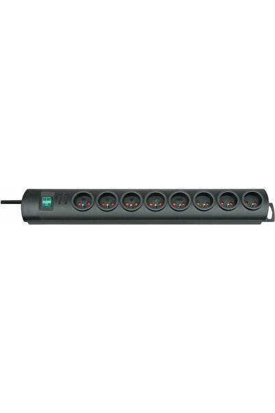 Brennenstuhl Prelungitor Primera-Line 8 prize 2 m negru