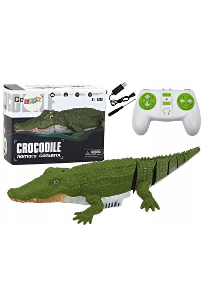 LeanToys Crocodil acvatic telecomandat, plutitor, pentru apă, cu telecomandă