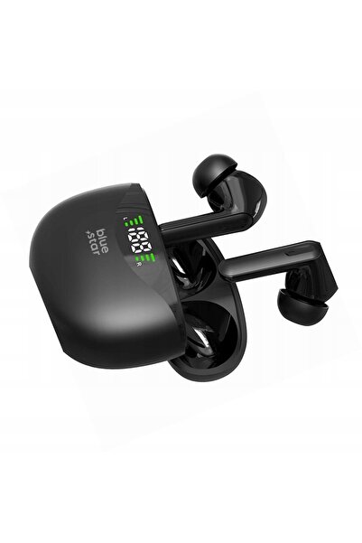 Blue Star Press Căști wireless intraauriculare negre T60 pentru Huawei P Smar...
