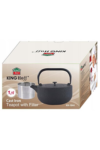 Kinghoff ZAPARZACZ ŻELIWNY DZBANEK 1,1L Z FILTREM KH-1844