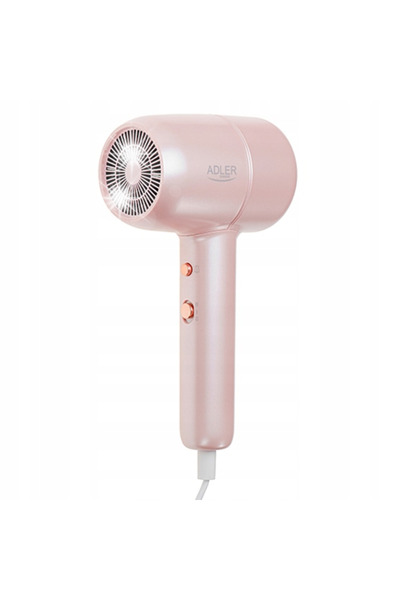 adler Uscător de păr Róż 1800W Ionizare Suflare rece Concentrator