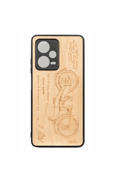 BewooDesign Husă din lemn Bewood Redmi Note 12 Pro Plus 5G HARLEY PATENT ANIEGRE