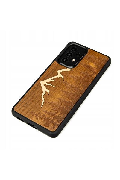 BewooDesign Husă din lemn pentru Samsung Galaxy A53 5G GÓRY IMBUIA