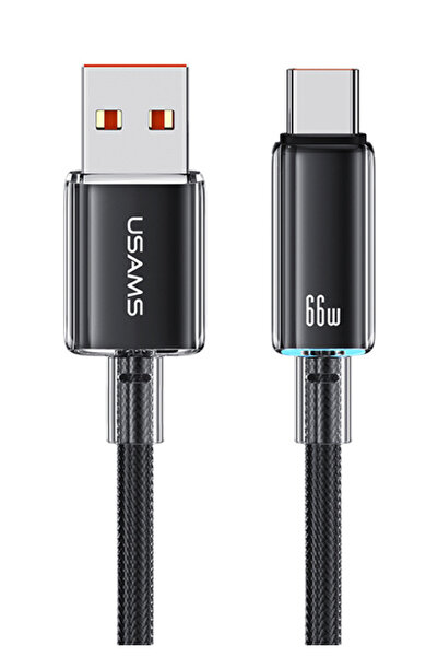 Usams Καλώδιο USB-C σε USB US-SJ658, 66W, 480Mbps, 1.2μ, μαύρο