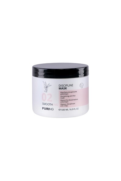 PURING 02 Smoothing Anti-Frizz Hair Mask with Keratin and Olive Oil for Frizz...
