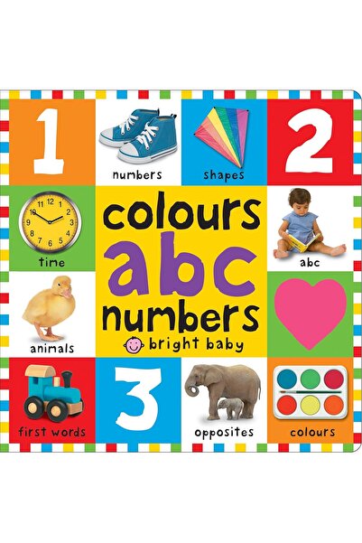 Priddy Books Colours ABC Numbers Board book