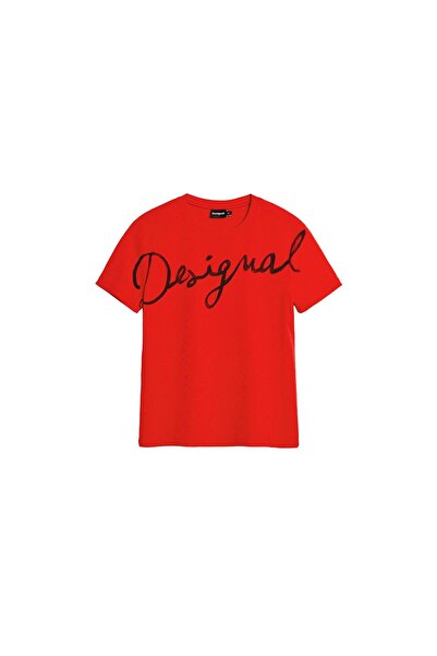 Desigual Γυναικείο T-Shirt 26SWTK07 Κόκκινο
