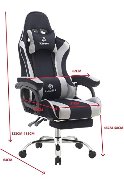 Generic ALFA Gaming Chair – Grey Velvet Ergonomic Computer Chair with Adjusta...