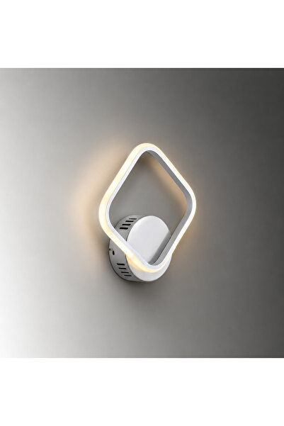 TT AYDINLATMA TT405-1-KR (مع 3 مصابيح LED ملونة) شمعدان LED مربع الشكل مطلي ب...