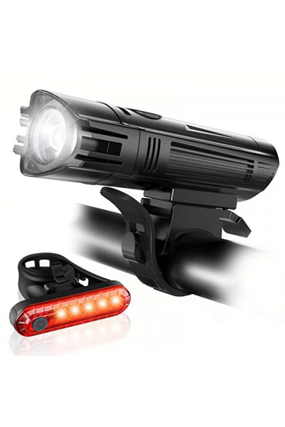 Navomag Lanterna LED reîncărcabilă prin USB pentru bicicletă și trotinetă – S...