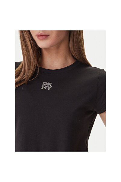Dkny Tricou de damă DJ6T1740 Negru