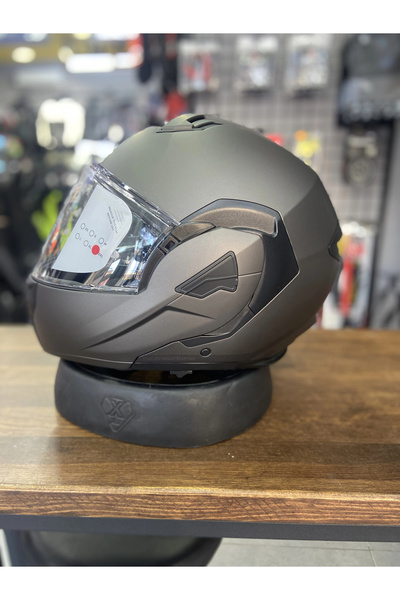 Tucano Urbano FASTFLIP KASK MAT ANTRASİT GRİ (motozilla)
