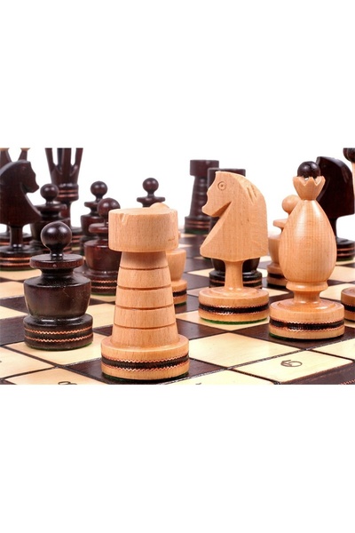 Sunrise Chess & Games KING'S Decorative Chess Top Bottom Set WITH BRASS INLAY...