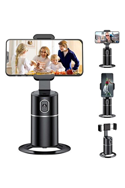 Generic 360 Auto Smart Face Tracking Phone Holder – No App Required, Live Str...