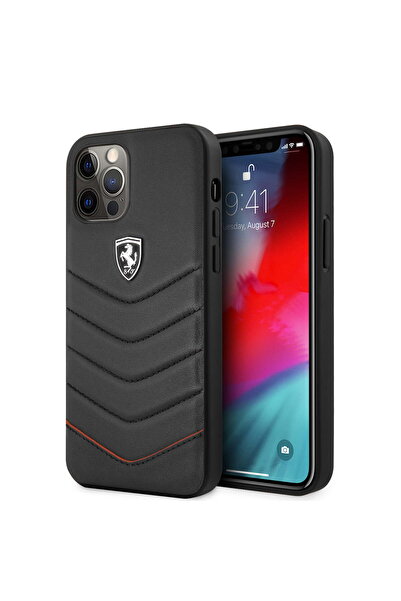 OEM Ferrari "Off Track" Quilted Leather Case Θήκη προστασίας από γνήσιο καπιτ...