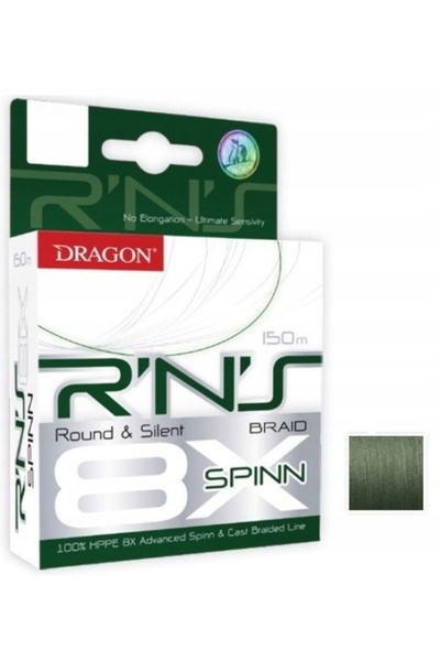 Dragon Plecionka R N S 8X Spinn 0.14 mm / 150 m Verde