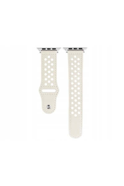 NO BRAND Curea LUNA pentru Apple Watch (42/44/45/49mm) A00150 Bej