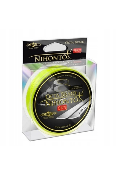 NO BRAND Plecionka MIKADO Nihonto Octa Braid 0,35 mm / 150 m Galben