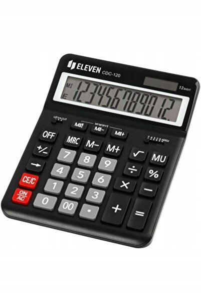 NO BRAND Calculator ELEVEN CDC120BK Alimentare baterie-solară, 4 memorii