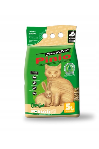 NO BRAND Cenușă pentru pisici SUPER BENEK Super Pinio 5 L