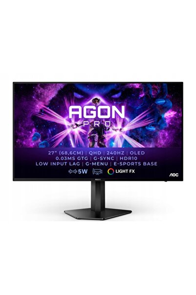 NO BRAND Monitor AOC Agon Pro AG276UZD 26.5 2560x1440px 240Hz 0.03 ms