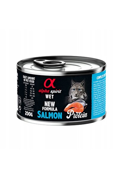 NO BRAND Hrana pentru pisici ALPHA SPIRIT Proteină Somon 200 g